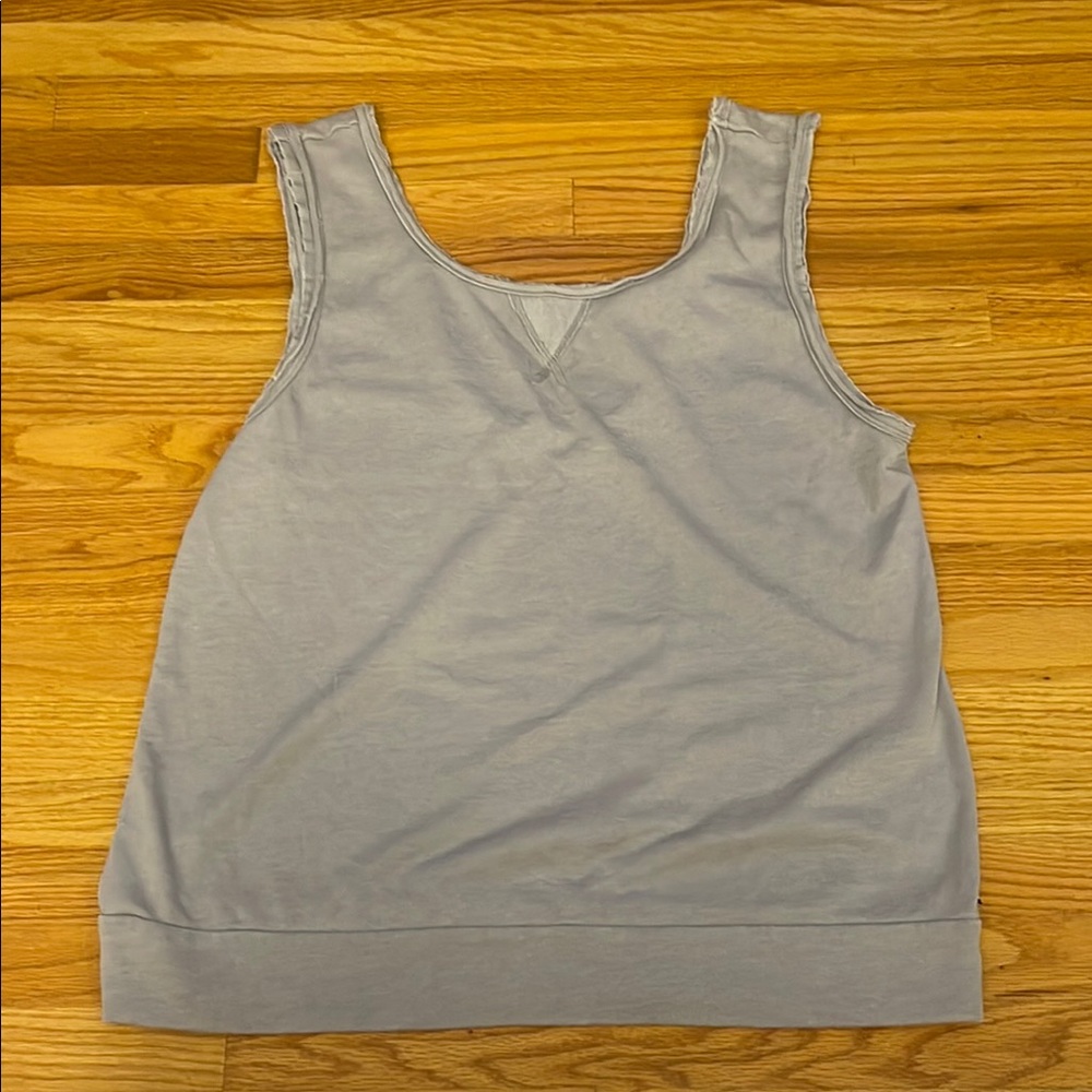 Gray Sleeveless Women's Top
